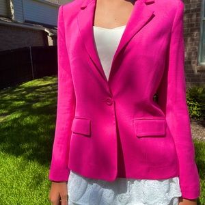 Alice and Olivia Pink Blazer